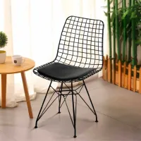 Scaun de bucătărie Prestige Wire Piele artificială/ Black photo 4