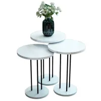 Măsuță de cafea Prestige Round 5746303 White