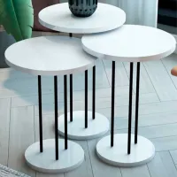 Măsuță de cafea Prestige Round 5746303 White photo 2