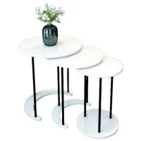 Măsuță de cafea Prestige FD-MN3PCTS 5746249 White