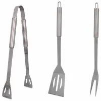 Набор для гриля Chomik BBQ5863  3 инструмента / Нержавеющая сталь