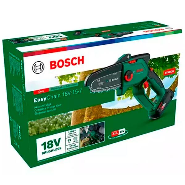 Fierăstrău cu lanţ Bosch Pruner Saw cu acumulator/ Green photo 7