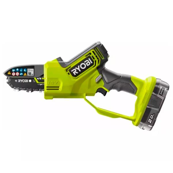 Цепная пила Ryobi RY18PSX10A-120 аккумуляторный/ Зеленый photo 2