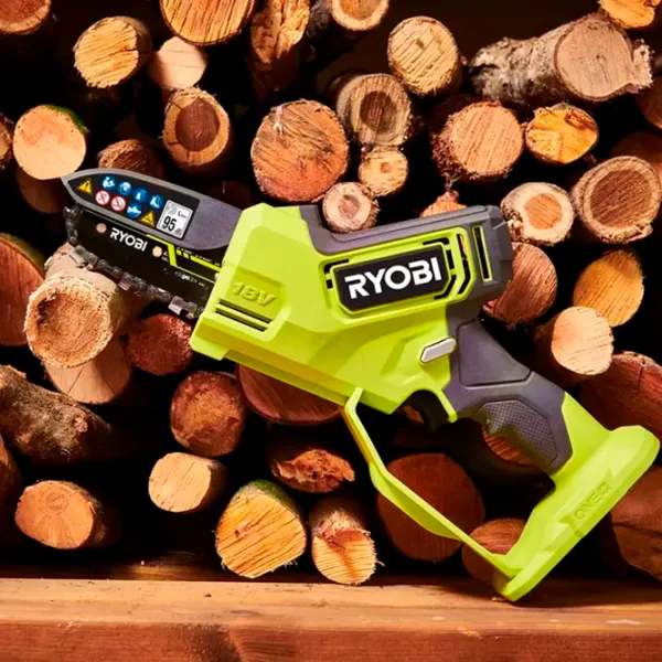 Цепная пила Ryobi RY18PSX10A-120 аккумуляторный/ Зеленый photo 3