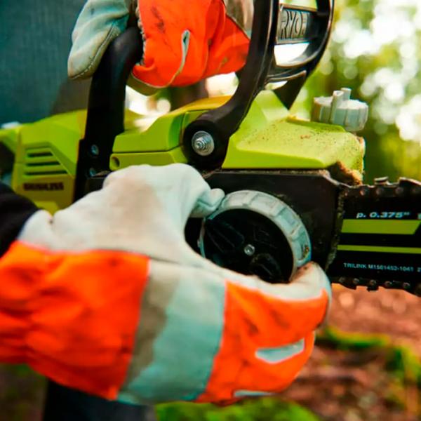 Цепная пила Ryobi RY36CSX35A-150 аккумуляторный/ Зеленый photo 7