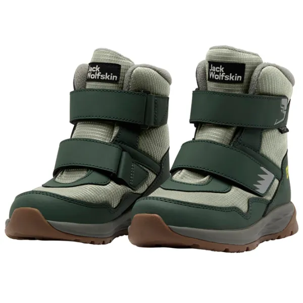 Ботинки для мальчиков Jack Wolfskin Polar Bear-B Texapore Mid Vc K 35 / Зеленый photo 1 Ботинки для мальчиков Jack Wolfskin Polar Bear-B Texapore Mid Vc K 35 / Зеленый photo 1