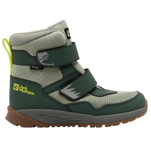 Ботинки для мальчиков Jack Wolfskin Polar Bear-B Texapore Mid Vc K 35 / Зеленый photo 2 Ботинки для мальчиков Jack Wolfskin Polar Bear-B Texapore Mid Vc K 35 / Зеленый photo 2