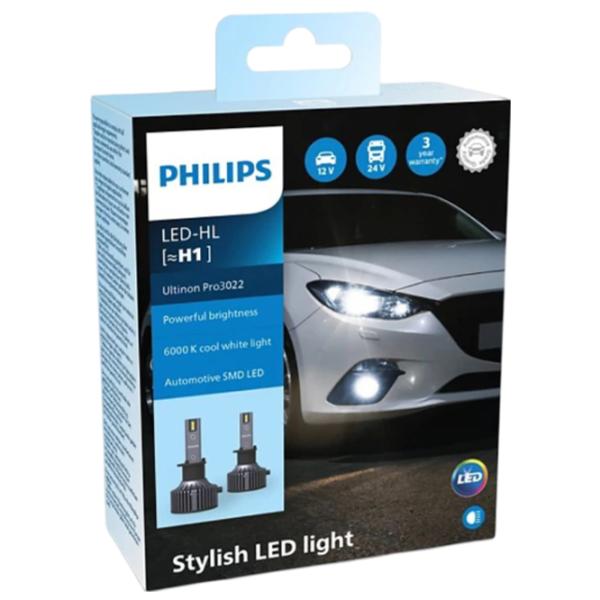 Lampă auto Philips 11258U3022X2  LED / H1 / P14.5s / 18 W / 1600lm photo 2
