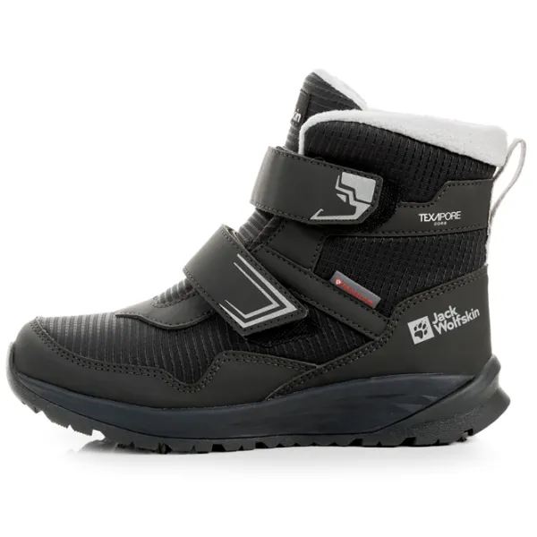 Botine pentru băieți Jack Wolfskin Polar Bear-B Texapore Mid Vc K 33 / Phantom photo 3