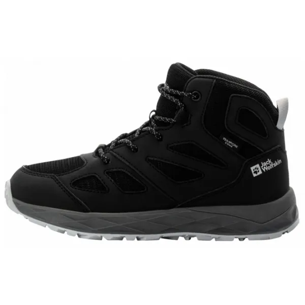 Botine pentru băieți Jack Wolfskin Woodland 2 Texapore Mid K 28 / Phantom photo 3 Botine pentru băieți Jack Wolfskin Woodland 2 Texapore Mid K 28 / Phantom photo 3