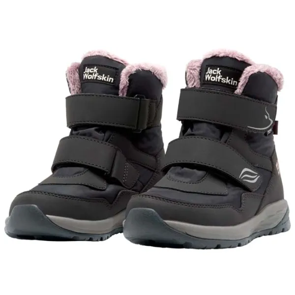 Botine pentru fete Jack Wolfskin Polar Bear-G Texapore Mid Vc K 30 / Gray photo 3