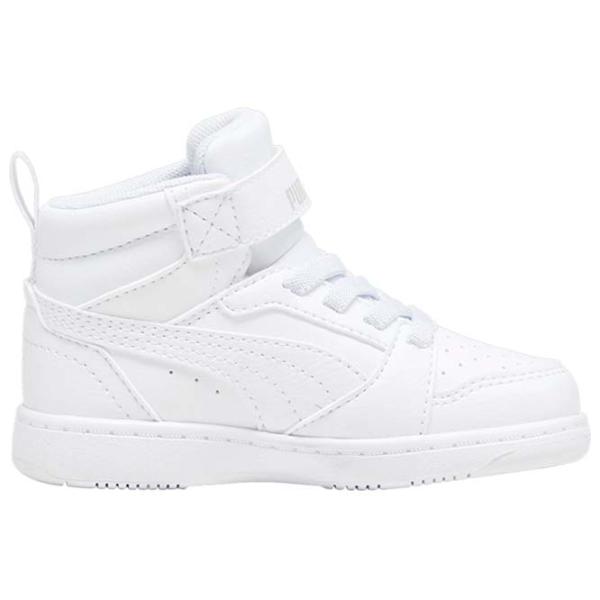 Botine pentru fete Puma Rebound V6 Mid Ac+ Inf PUMA White-Cool Light Gray 23 / White photo 5