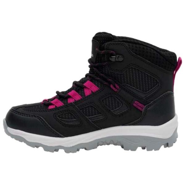 Botine pentru fete Jack Wolfskin Vojo Texapore Mid K Phantom/Pink 29 / Pink photo 4