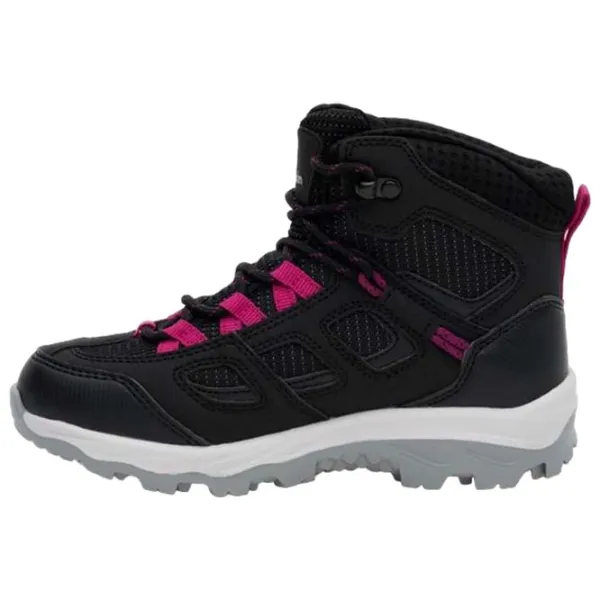 Botine pentru fete Jack Wolfskin Vojo Texapore Mid K Phantom/Pink 29 / Pink photo 5