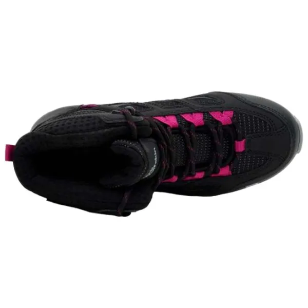 Botine pentru fete Jack Wolfskin Vojo Texapore Mid K Phantom/Pink 32 / Pink photo 9