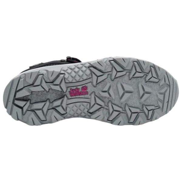 Botine pentru fete Jack Wolfskin Vojo Texapore Mid K Phantom/Pink 33 / Pink photo 10