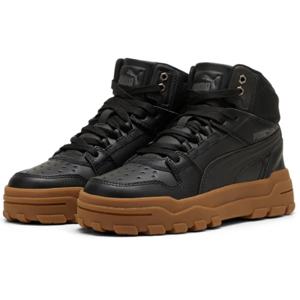 Botine pentru băieți Puma Rebound Abrupt Jr 39 / Black photo 1