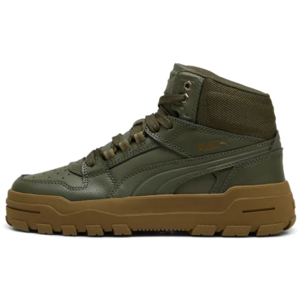 Botine pentru băieți Puma Rebound Abrupt Jr 35.5 / Olive photo 2