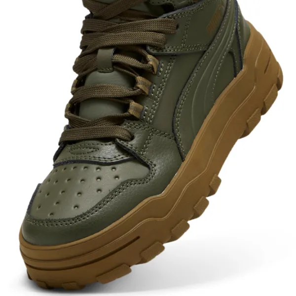 Botine pentru băieți Puma Rebound Abrupt Jr 35.5 / Olive photo 4