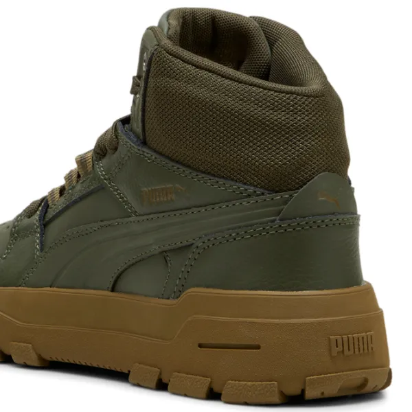 Botine pentru băieți Puma Rebound Abrupt Jr 38.5 / Olive photo 5