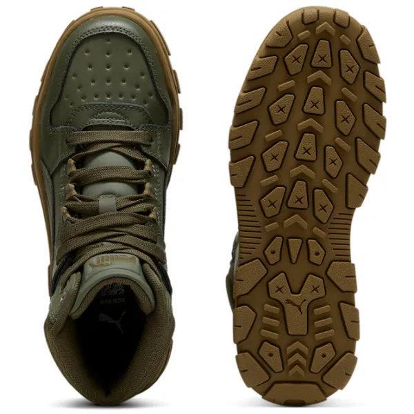 Botine pentru băieți Puma Rebound Abrupt Jr 38.5 / Olive photo 6