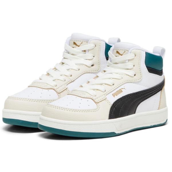 Botine pentru băieți Puma Caven 2.0 Mid Ps 30 / White photo 1
