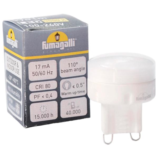 Bec LED Fumagalli HLEDG094K  G9 / 1.7 W / 4000 K / 150lm / White photo 3 Bec LED Fumagalli HLEDG094K  G9 / 1.7 W / 4000 K / 150lm / White photo 3