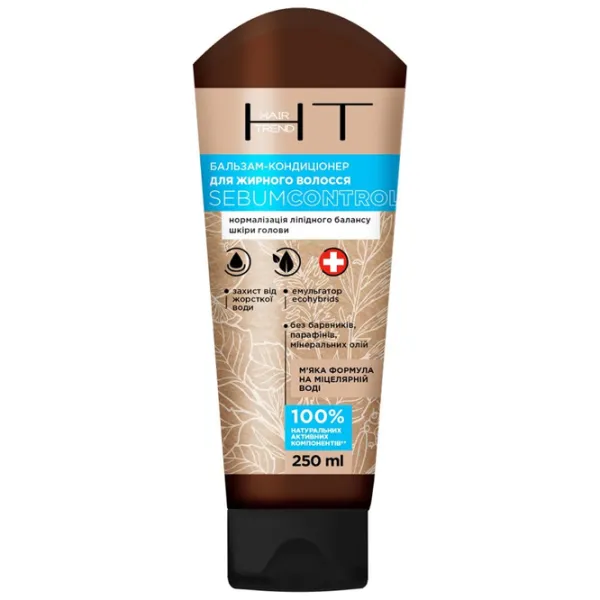 Бальзам Hair Trend Sebum Control 250 мл photo 1 Бальзам Hair Trend Sebum Control 250 мл photo 1