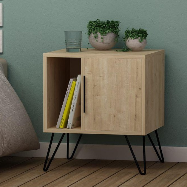 Noptiere Decortie M.KO.22330.3  58 x 50.2 x 44.6 / MDF / Oak photo 2