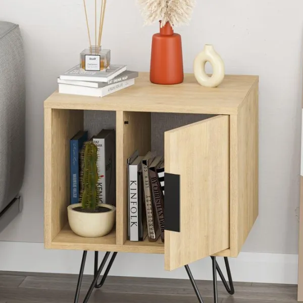 Noptiere Decortie M.KO.22330.3  58 x 50.2 x 44.6 / MDF / Oak photo 4