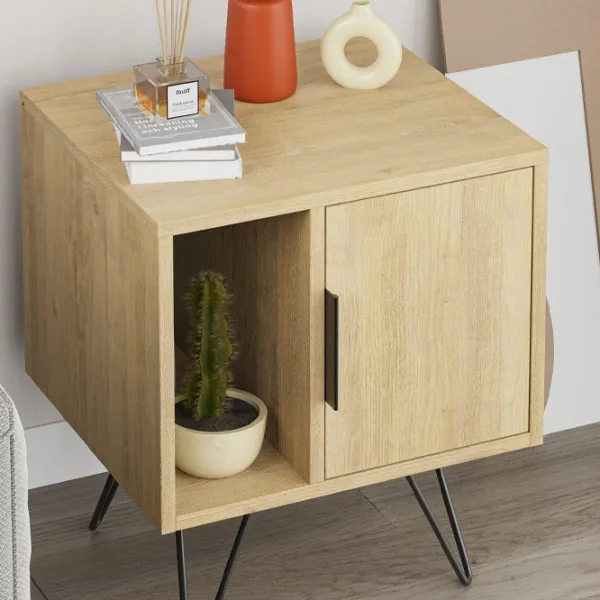 Noptiere Decortie M.KO.22330.3  58 x 50.2 x 44.6 / MDF / Oak photo 5