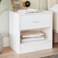Тумбочки Modern CHNT03-WT 41 x 39 x 28.5см / МДФ / White photo 5