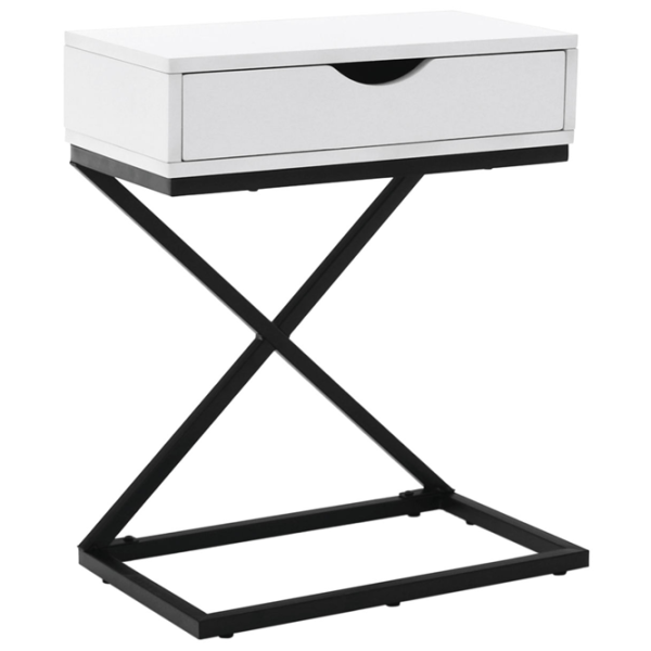Noptiere Tempo Kondela Vired  60 x 50 x 30 / MDF / White photo 1
