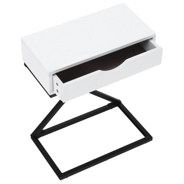Noptiere Tempo Kondela Vired  60 x 50 x 30 / MDF / White photo 3