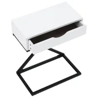 Noptiere Tempo Kondela Vired 60 x 50 x 30 / MDF / White photo 3