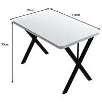 Masă de bucătărie Prestige 5746281 PAL/ White photo 4