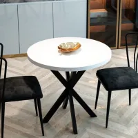 Masă de bucătărie extensibilă Prestige 5746263 PAL/ White photo 3