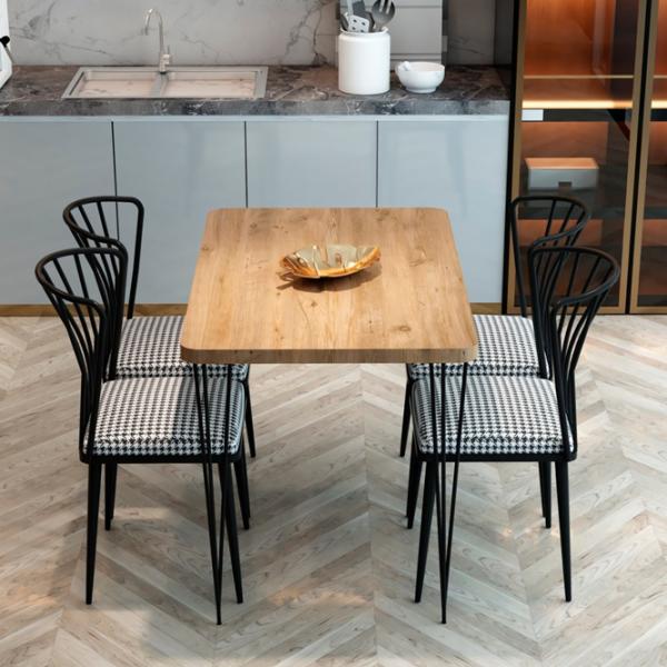 Кухонный стол раскладной Prestige 5746275 ДСП/ Сосна photo 3