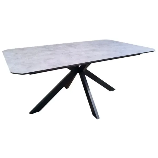 Masă de bucătărie extensibilă Magnus 180/240x100 MDF/ Retro Stone photo 1