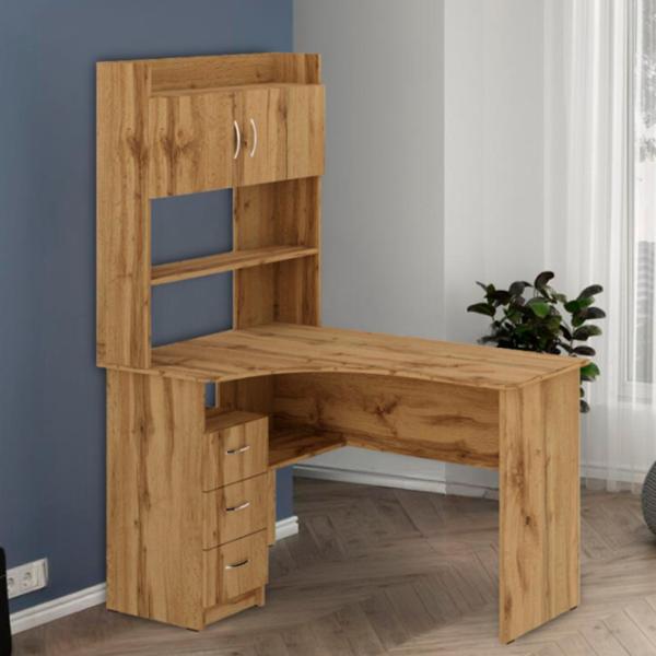 Masă de birou Pekhotin Forvard PAL/ Tahoe oak photo 2