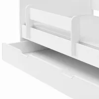 Pat pentru copii ACMA Meble Acma III Happy 70 x 140 cm / PAL / White photo 2