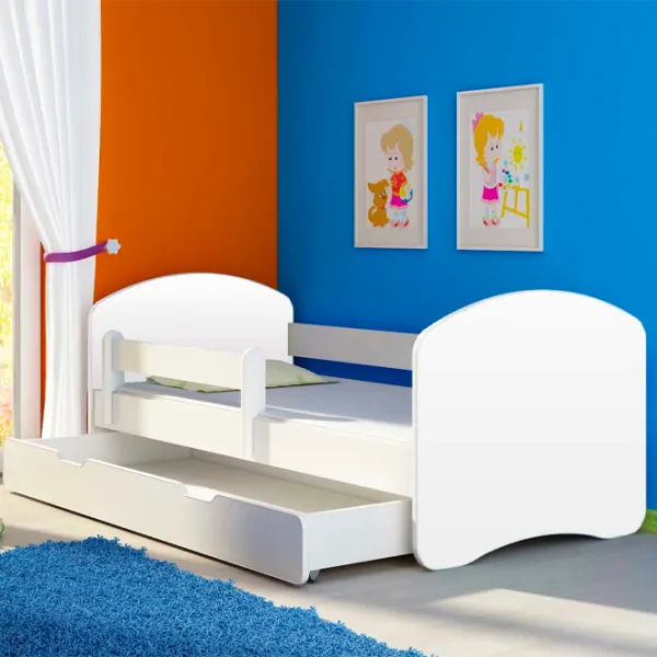 Детская кровать ACMA Meble Acma III Happy 70 x 140 см / ЛДСП / Белый photo 3 Детская кровать ACMA Meble Acma III Happy 70 x 140 см / ЛДСП / Белый photo 3
