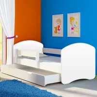 Pat pentru copii ACMA Meble Acma II 80 x 180 cm / PAL / White photo 3