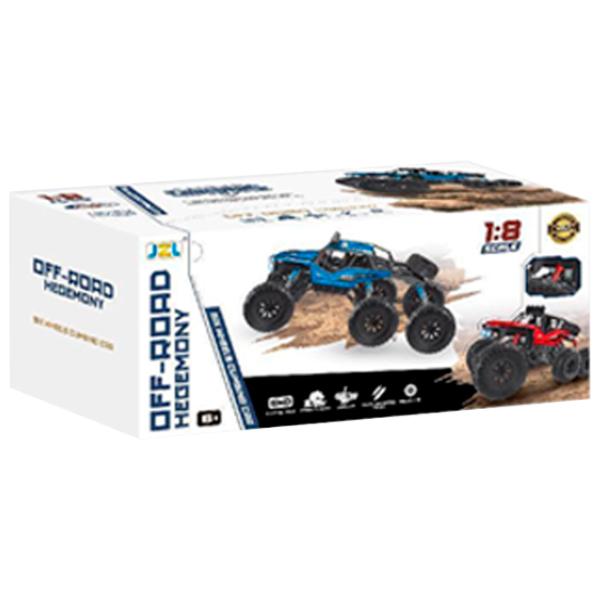 Mașină JZL Six-Wheel Climbing Car Off-Road Hegemony 2280  / 2.4 GHz / Red photo 5