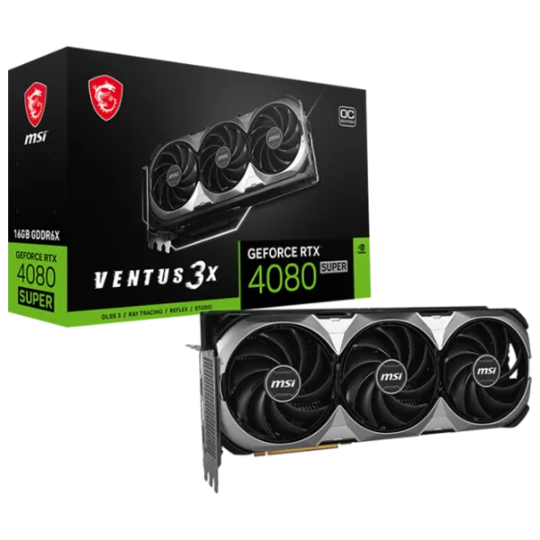 Видеокарта MSI GeForce RTX 4080 SUPER VENTUS 3X OC PCI Express x16 4.0 / 16 ГБ photo 5