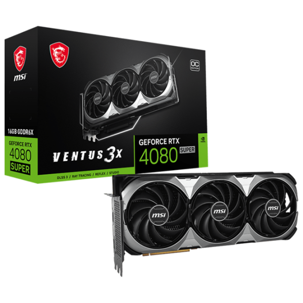 Видеокарта MSI GeForce RTX 4080 SUPER VENTUS 3X OC PCI Express x16 4.0 / 16 ГБ photo 5