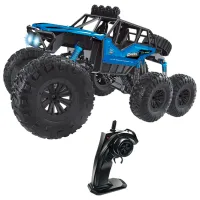 Mașină JZL Six-Wheel Climbing Car Off-Road Hegemony 2280 / 2.4 GHz / Blue photo 3
