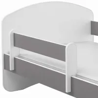 Pat pentru copii ACMA Meble Acma II 80 x 180 cm / PAL / White photo 2