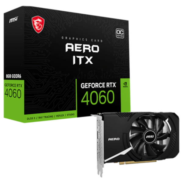Видеокарта MSI GeForce RTX 4060 AERO ITX OC PCI Express x8 4.0 / 8 ГБ photo 5