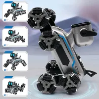 Mașină JZL Eight-Wheeled Stunt Robot Dog 2950-1 / 2.4 GHz / Gray photo 2